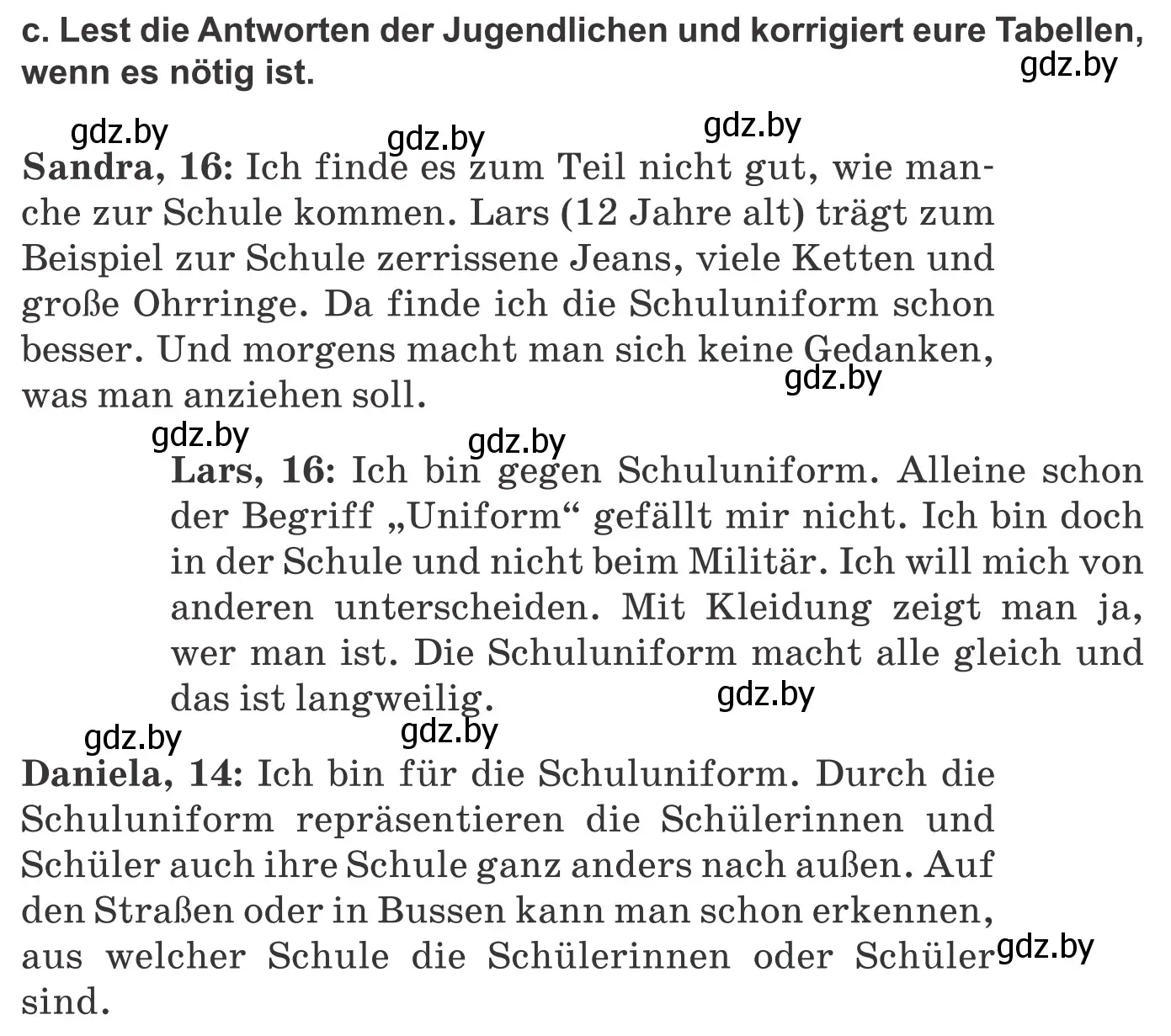 Условие номер 1c (страница 148) гдз по немецкому языку 9 класс Будько, Урбанович, учебник