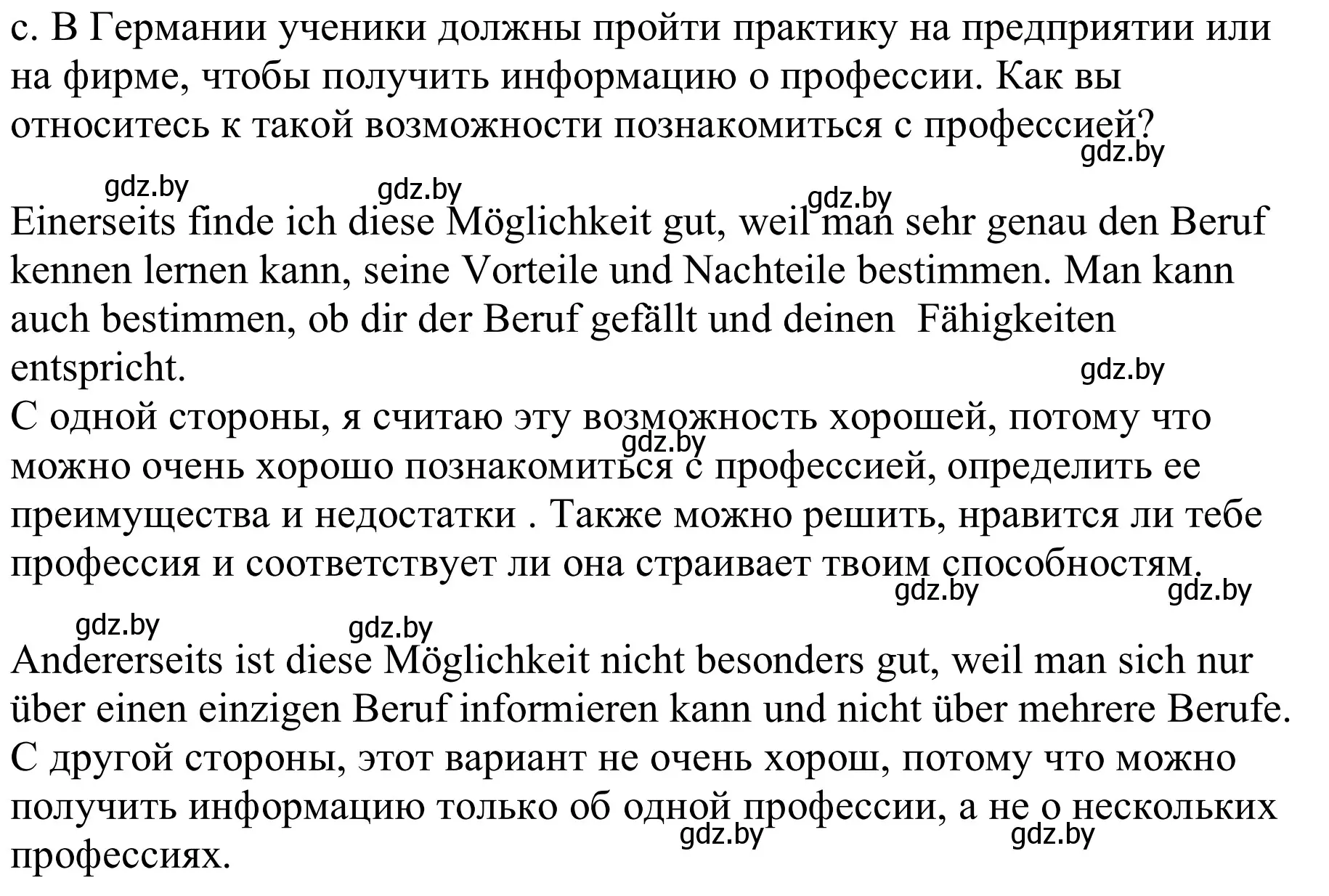 Решение номер 3c (страница 31) гдз по немецкому языку 9 класс Будько, Урбанович, учебник