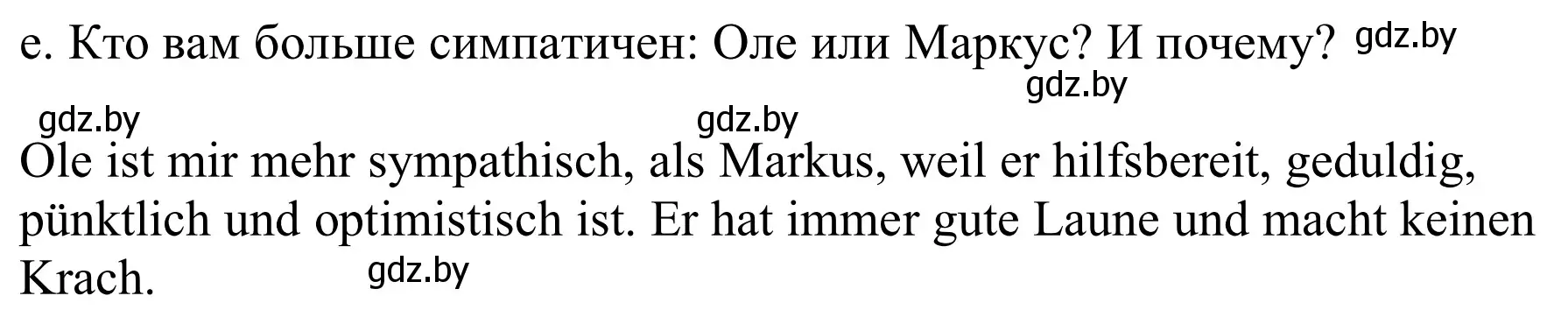 Решение номер 10e (страница 69) гдз по немецкому языку 9 класс Будько, Урбанович, учебник