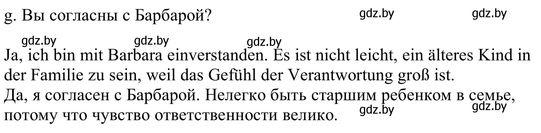 Решение номер 3g (страница 77) гдз по немецкому языку 9 класс Будько, Урбанович, учебник