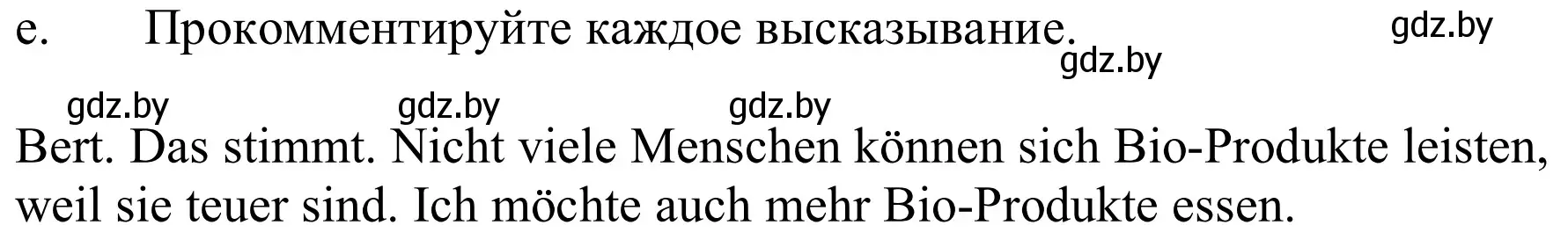 Решение номер 6e (страница 109) гдз по немецкому языку 9 класс Будько, Урбанович, учебник