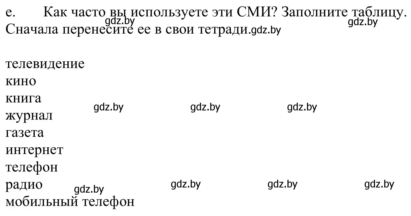 Решение номер 3e (страница 174) гдз по немецкому языку 9 класс Будько, Урбанович, учебник