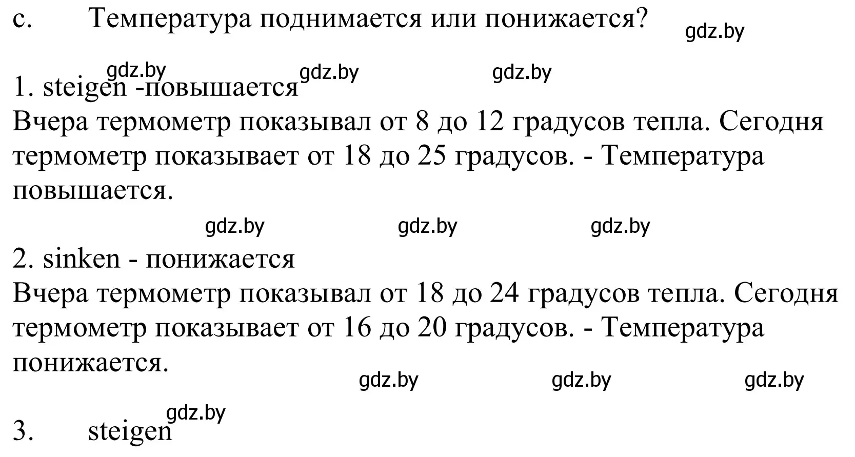 Решение номер 3c (страница 219) гдз по немецкому языку 9 класс Будько, Урбанович, учебник