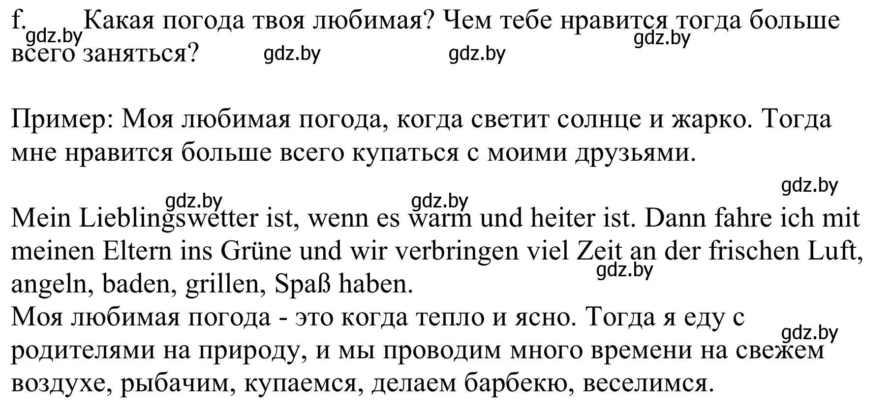 Решение номер 8f (страница 225) гдз по немецкому языку 9 класс Будько, Урбанович, учебник