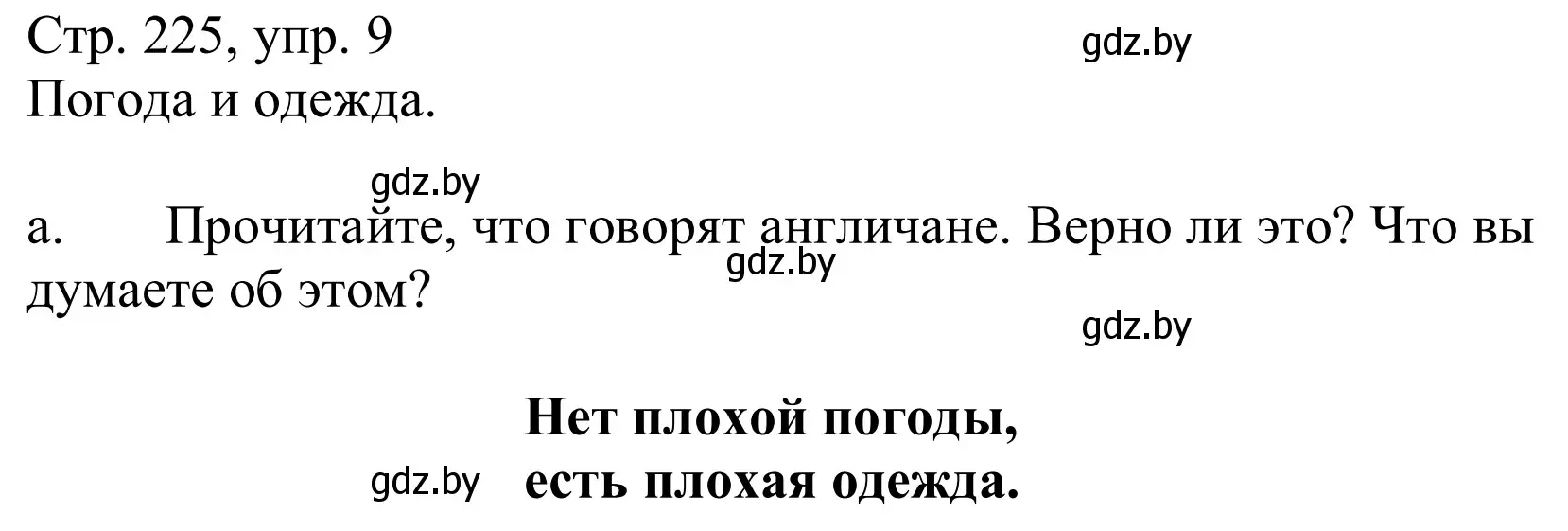 Решение номер 9a (страница 225) гдз по немецкому языку 9 класс Будько, Урбанович, учебник