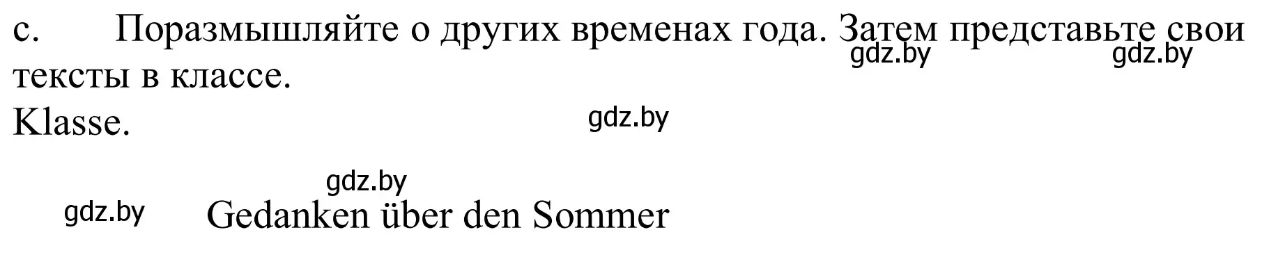 Решение номер 5c (страница 236) гдз по немецкому языку 9 класс Будько, Урбанович, учебник