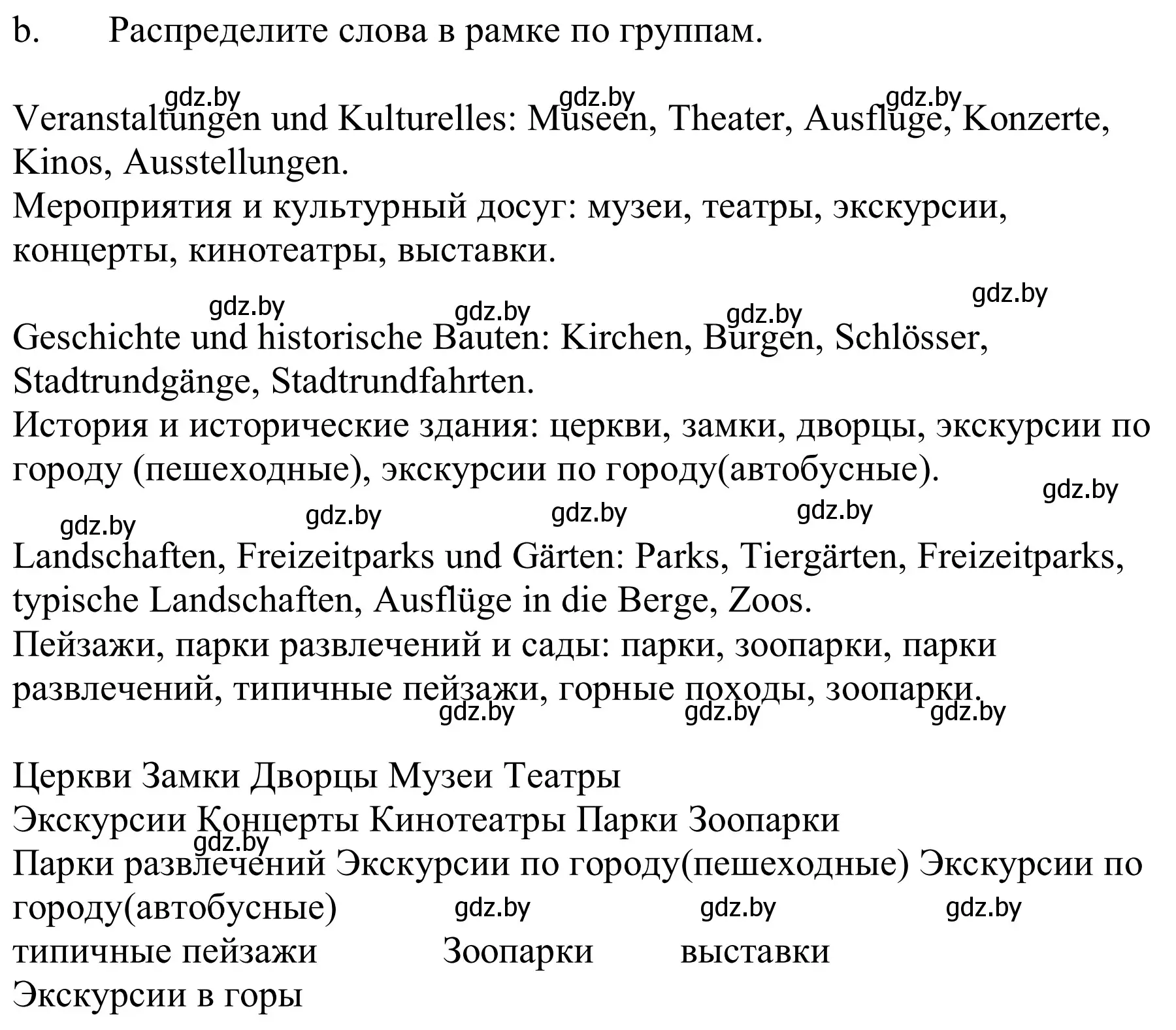 Решение номер 3b (страница 254) гдз по немецкому языку 9 класс Будько, Урбанович, учебник