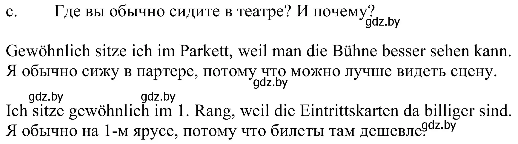 Решение номер 3c (страница 269) гдз по немецкому языку 9 класс Будько, Урбанович, учебник