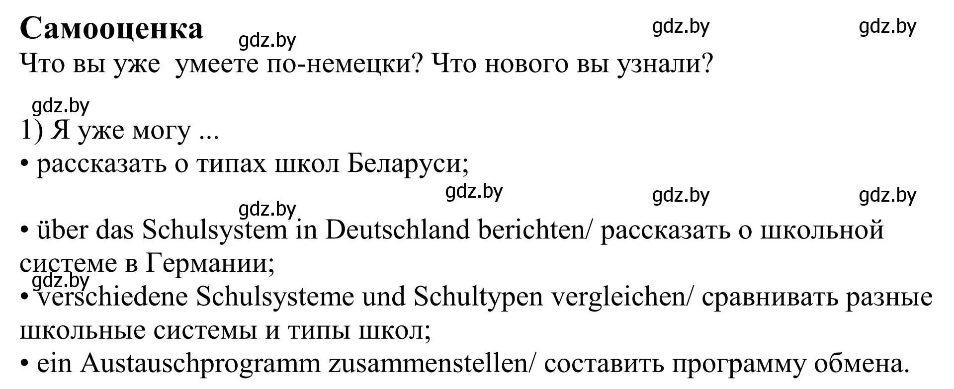 Решение номер 1 (страница 45) гдз по немецкому языку 10 класс Будько, Урбанович, рабочая тетрадь