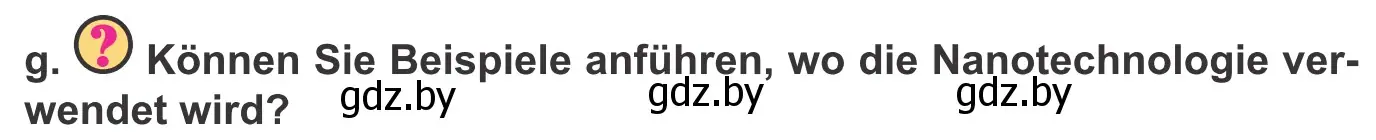 Условие номер 1g (страница 250) гдз по немецкому языку 10 класс Будько, Урбанович, учебник