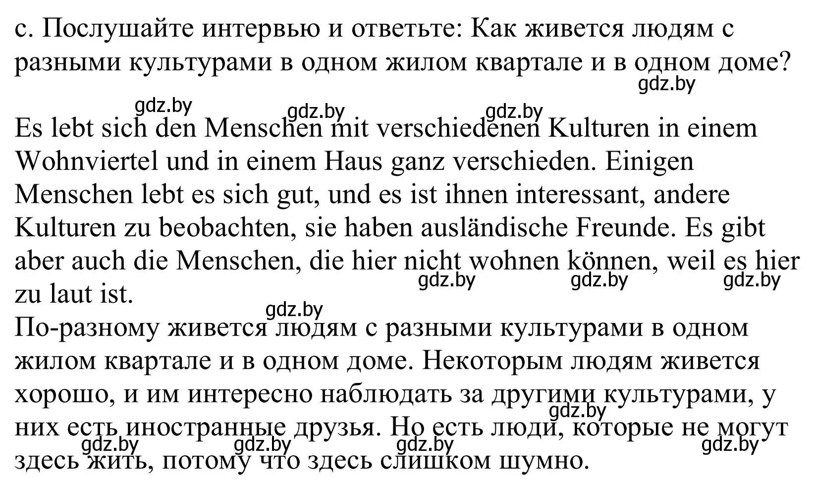 Решение номер 4c (страница 32) гдз по немецкому языку 10 класс Будько, Урбанович, учебник