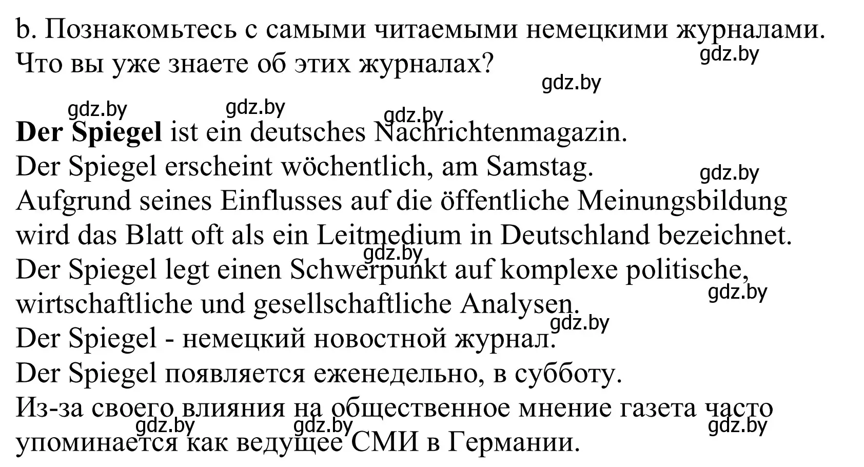 Решение номер 3b (страница 94) гдз по немецкому языку 10 класс Будько, Урбанович, учебник