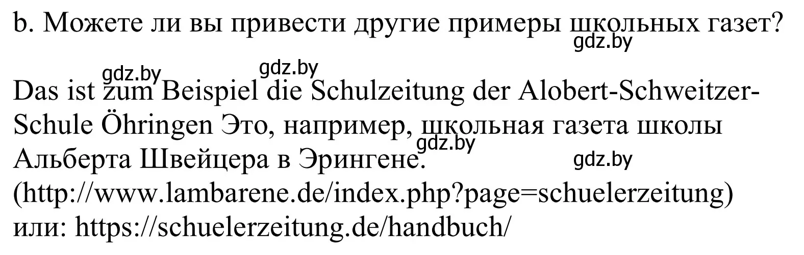 Решение номер 6b (страница 98) гдз по немецкому языку 10 класс Будько, Урбанович, учебник
