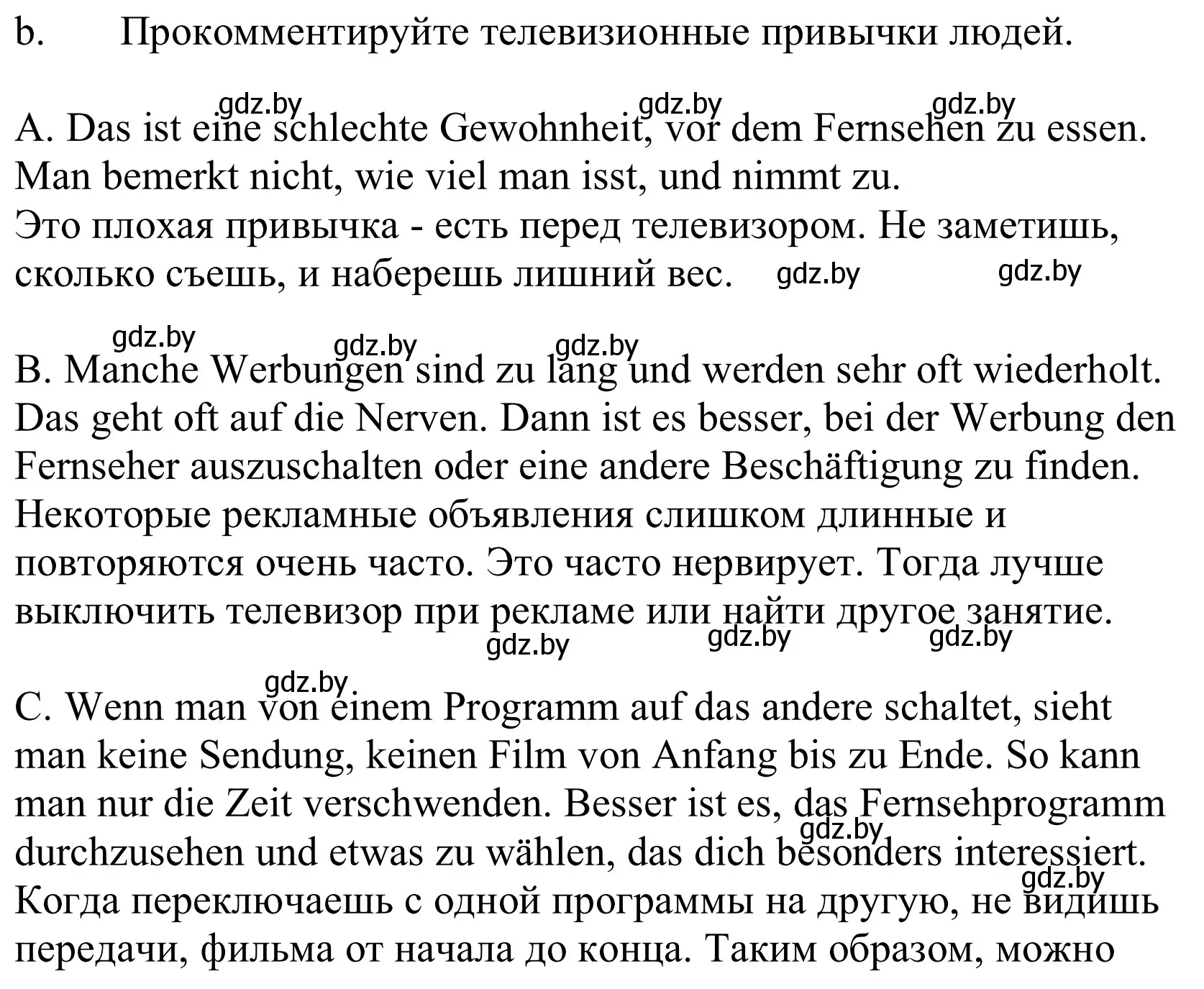 Решение номер 3b (страница 119) гдз по немецкому языку 10 класс Будько, Урбанович, учебник