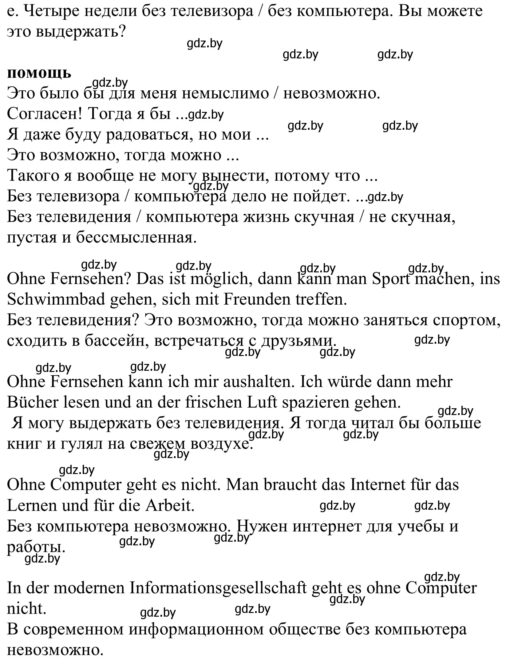 Решение номер 4e (страница 131) гдз по немецкому языку 10 класс Будько, Урбанович, учебник