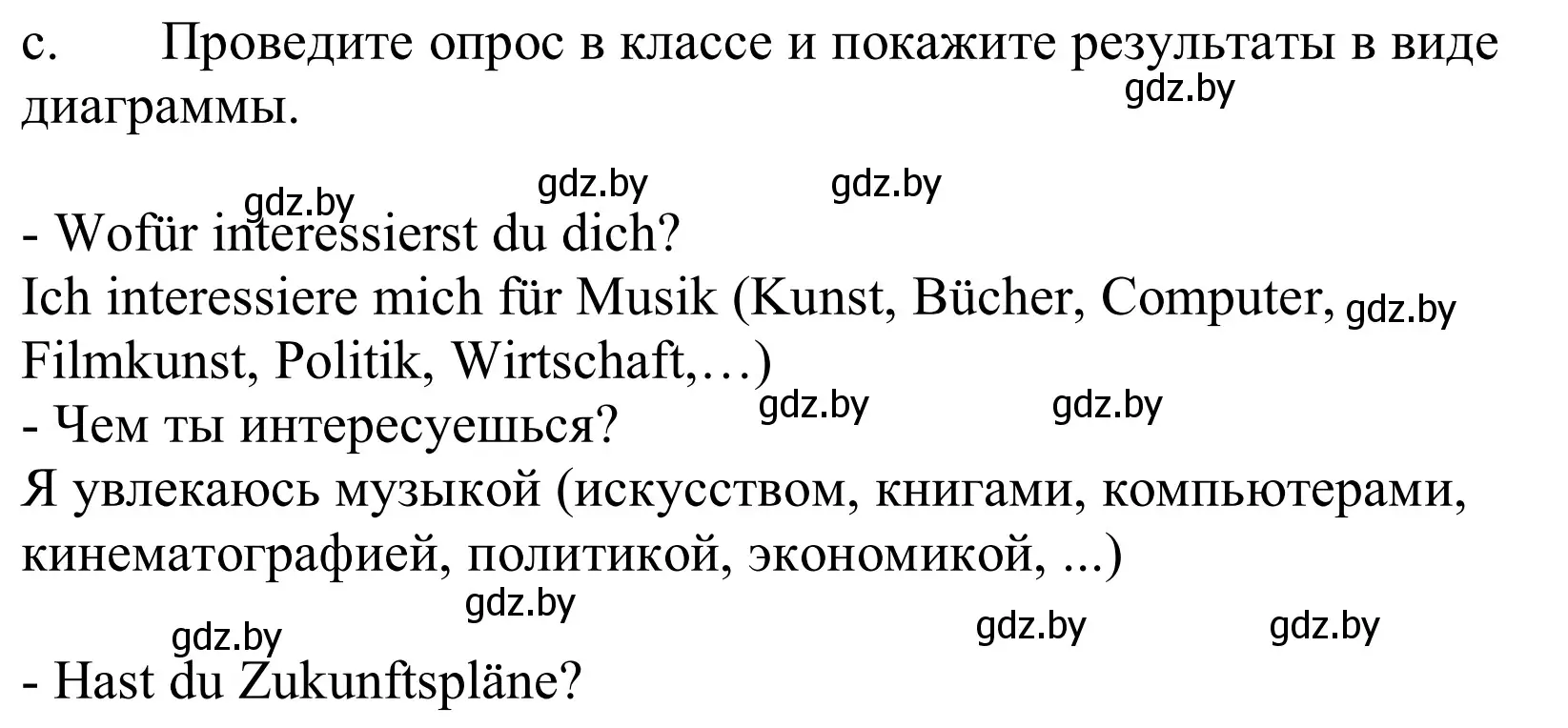 Решение номер 3c (страница 184) гдз по немецкому языку 10 класс Будько, Урбанович, учебник