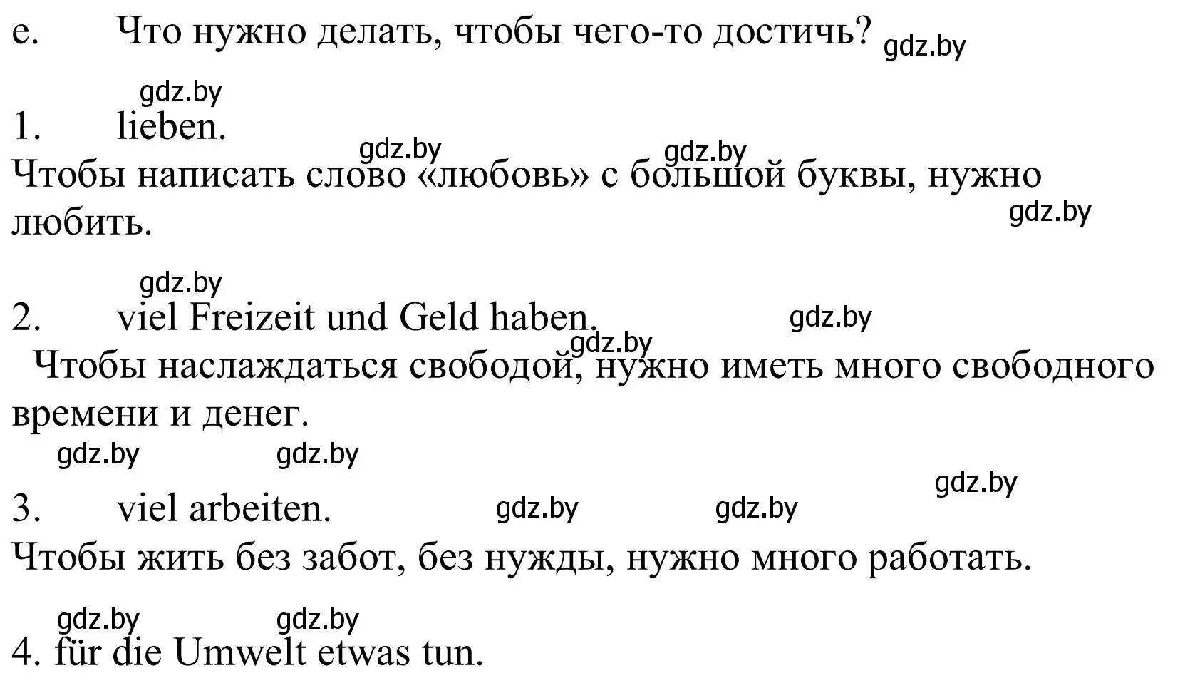 Решение номер 2e (страница 194) гдз по немецкому языку 10 класс Будько, Урбанович, учебник