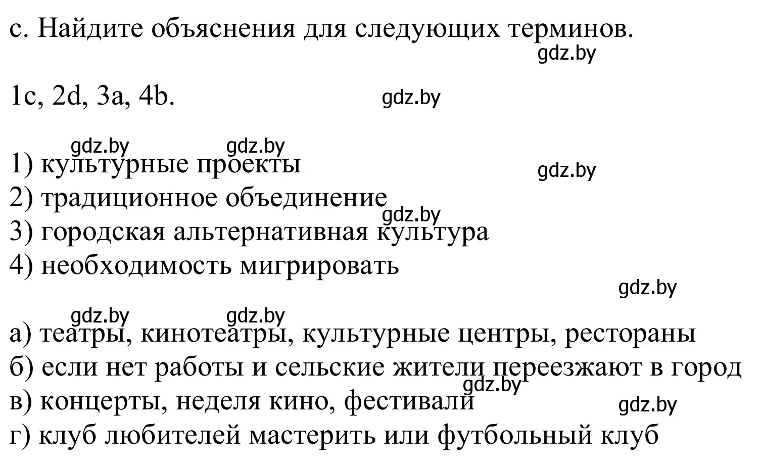 Решение номер 4c (страница 203) гдз по немецкому языку 10 класс Будько, Урбанович, учебник