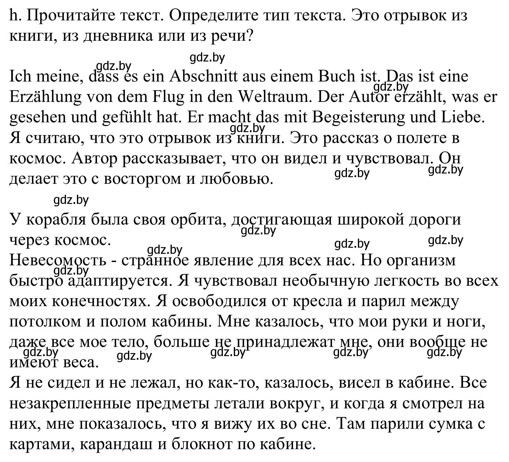 Решение номер 8h (страница 246) гдз по немецкому языку 10 класс Будько, Урбанович, учебник