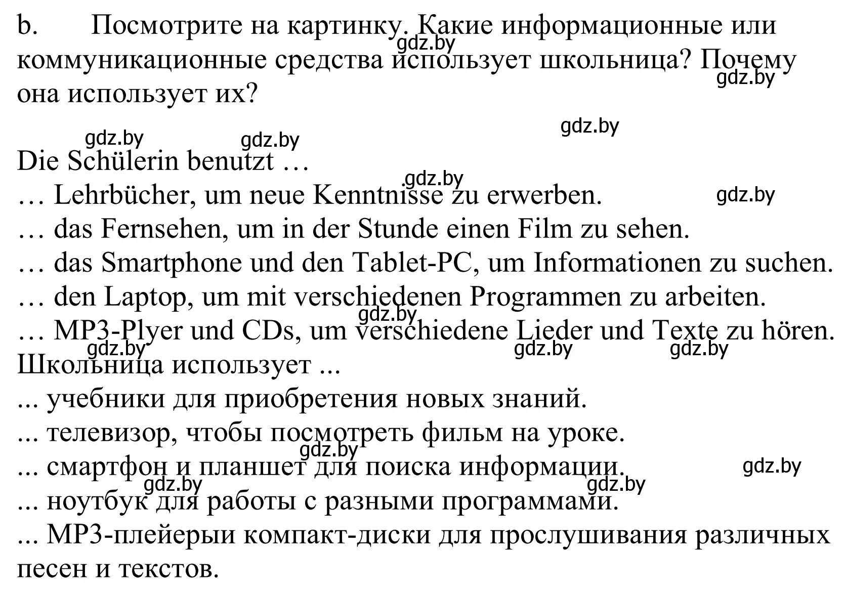 Решение номер 3b (страница 253) гдз по немецкому языку 10 класс Будько, Урбанович, учебник