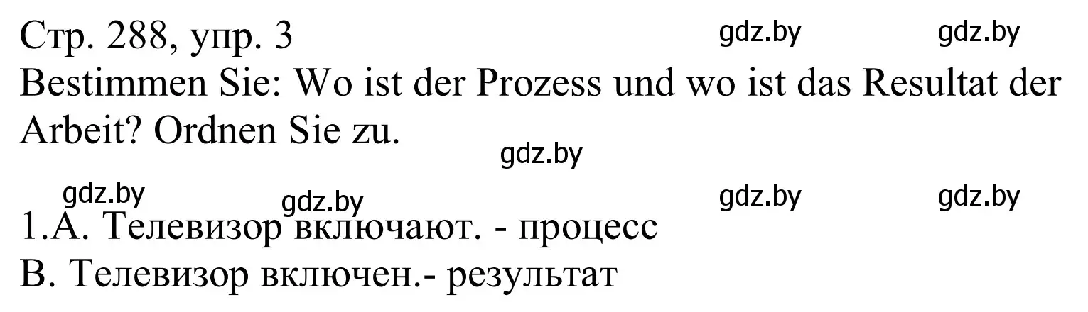 Решение номер 3 (страница 288) гдз по немецкому языку 10 класс Будько, Урбанович, учебник