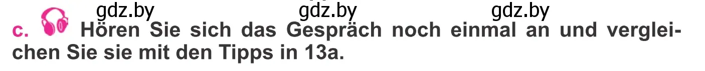Условие номер 13c (страница 53) гдз по немецкому языку 11 класс Будько, Урбанович, учебник