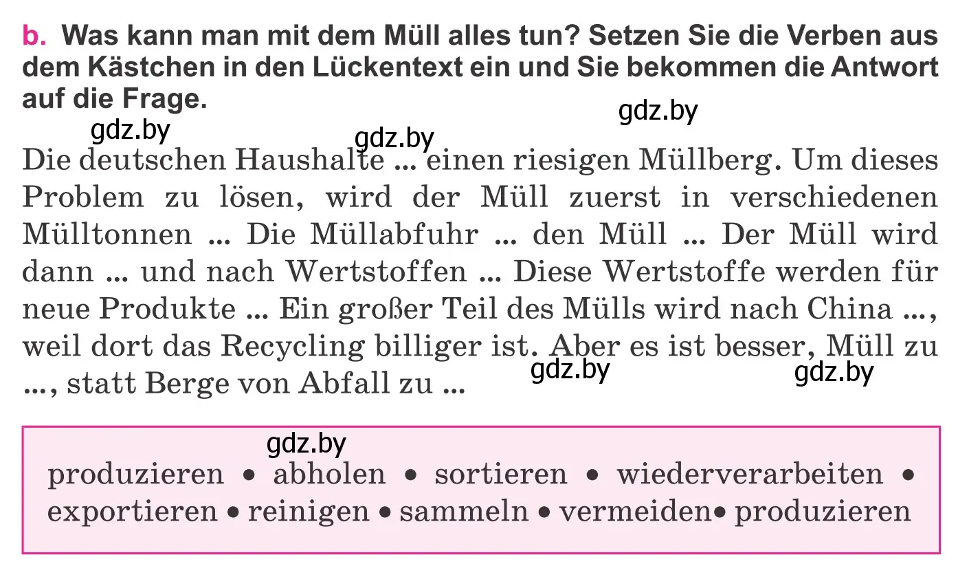 Условие номер 4b (страница 179) гдз по немецкому языку 11 класс Будько, Урбанович, учебник