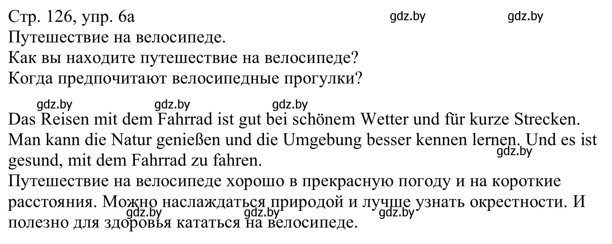 Решение номер 6a (страница 126) гдз по немецкому языку 11 класс Будько, Урбанович, учебник