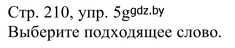 Решение номер 5g (страница 210) гдз по немецкому языку 11 класс Будько, Урбанович, учебник