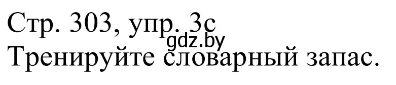 Решение номер 3c (страница 303) гдз по немецкому языку 11 класс Будько, Урбанович, учебник