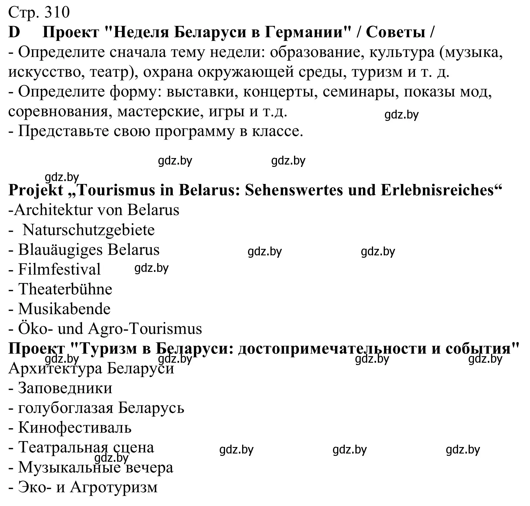 Решение  Tipps (страница 310) гдз по немецкому языку 11 класс Будько, Урбанович, учебник