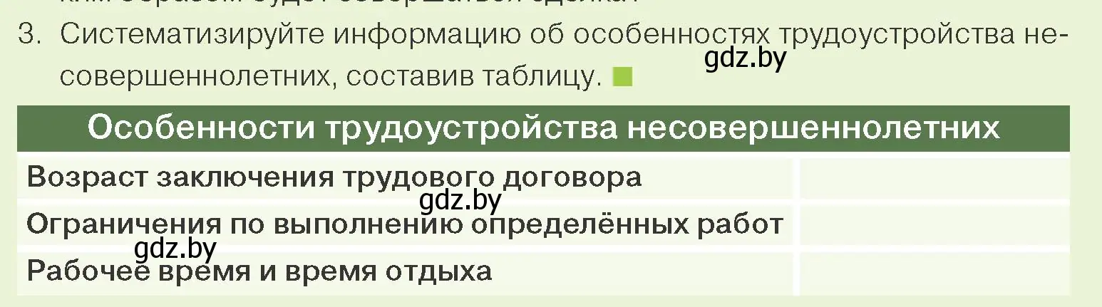 Условие номер 3 (страница 157) гдз по обществоведению 9 класс Данилов, Полейко, учебник