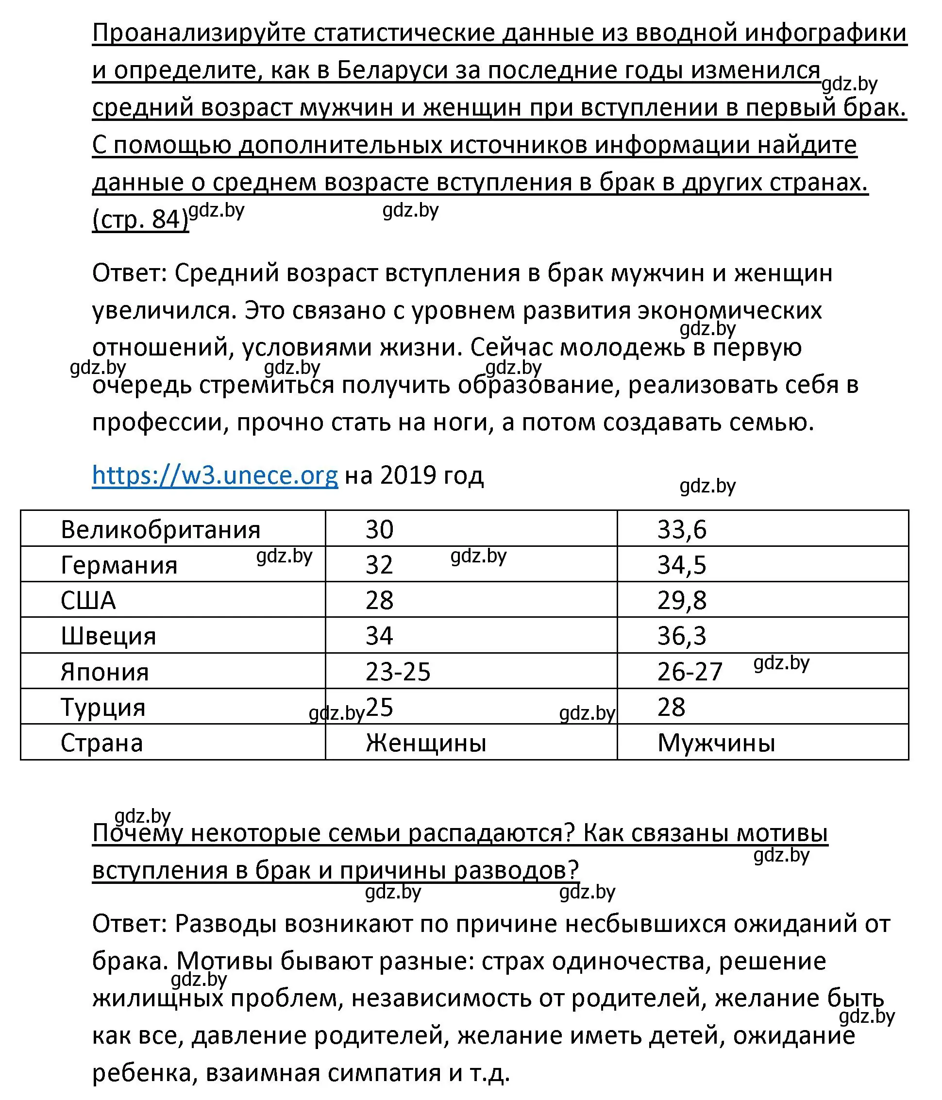 Решение номер 2 (страница 84) гдз по обществоведению 9 класс Данилов, Полейко, учебник