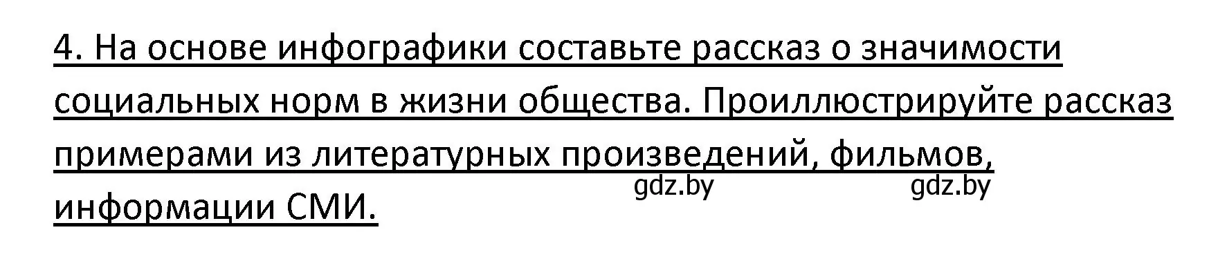 Решение номер 4 (страница 117) гдз по обществоведению 9 класс Данилов, Полейко, учебник