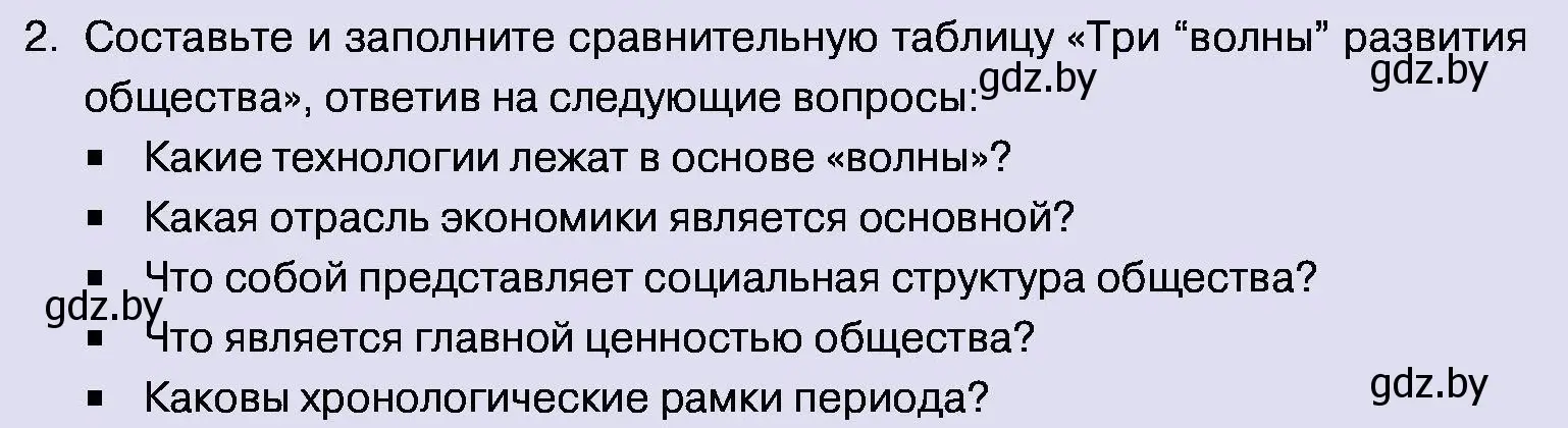 Условие номер 2 (страница 29) гдз по обществоведению 11 класс Чуприс, Балашенко, учебник