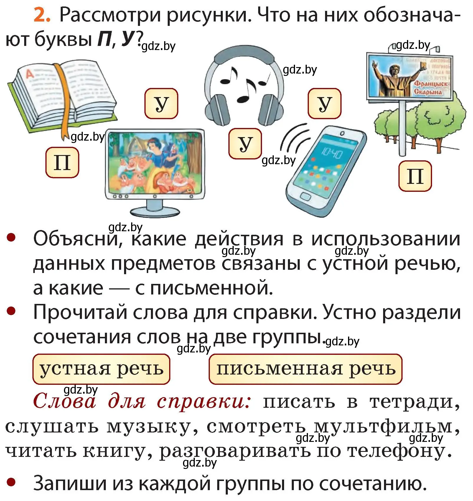 Условие номер 2 (страница 5) гдз по русскому языку 2 класс Гулецкая, Федорович, учебник 1 часть