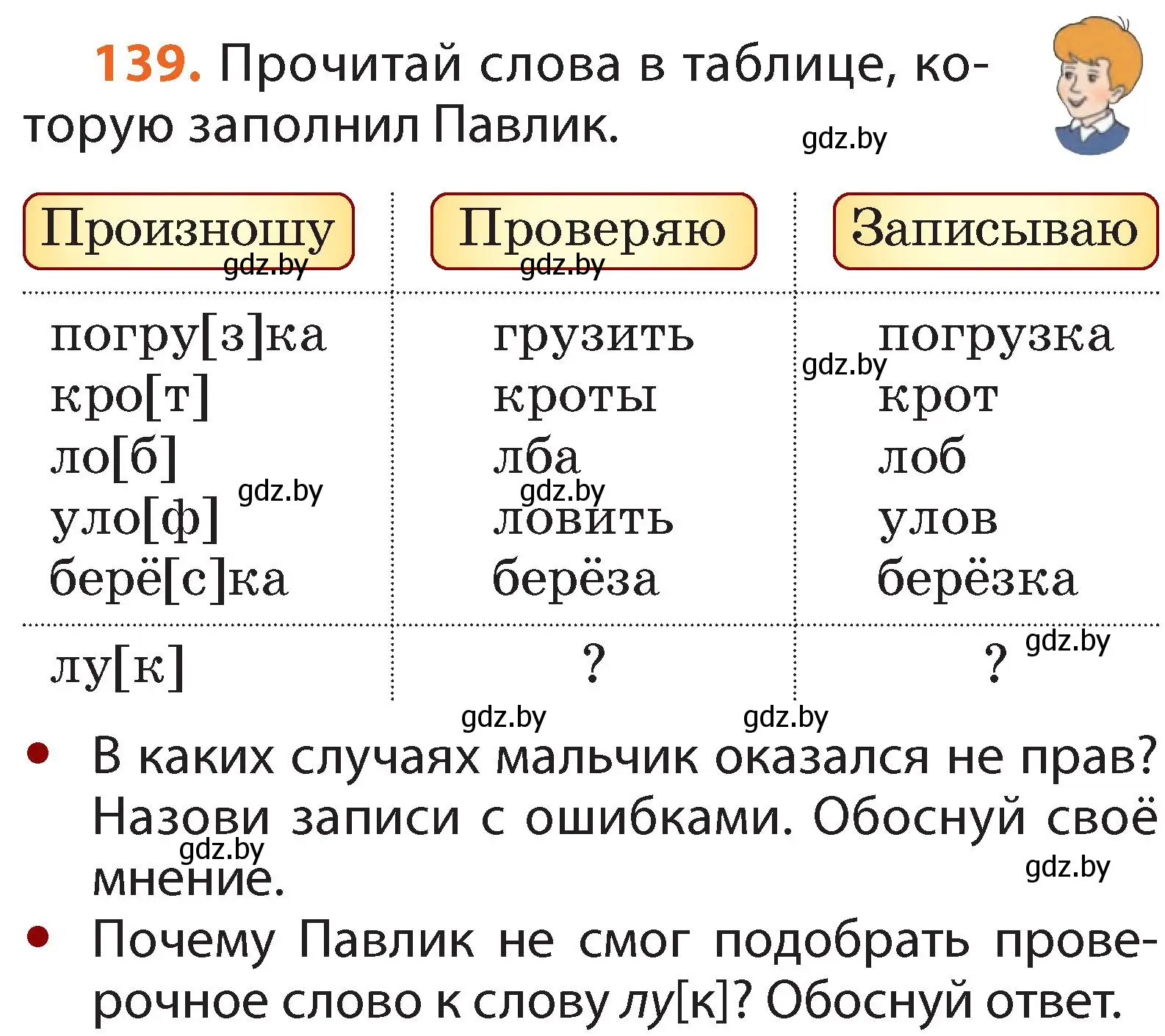 Условие номер 139 (страница 98) гдз по русскому языку 2 класс Гулецкая, Федорович, учебник 2 часть