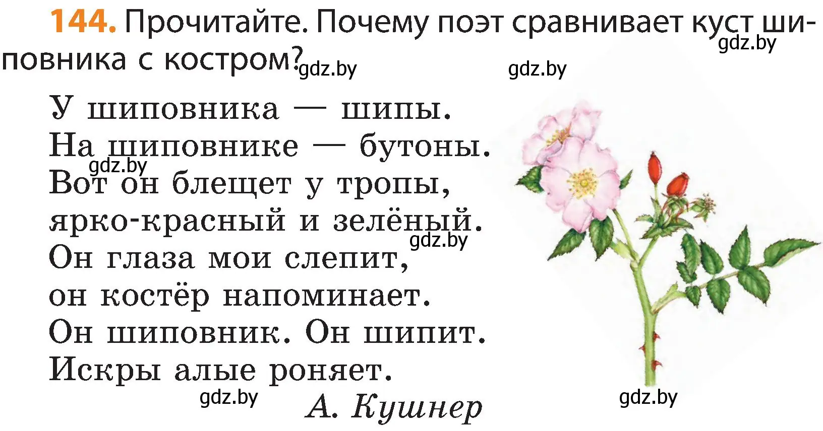 Условие номер 144 (страница 95) гдз по русскому языку 3 класс Антипова, Верниковская, учебник 1 часть