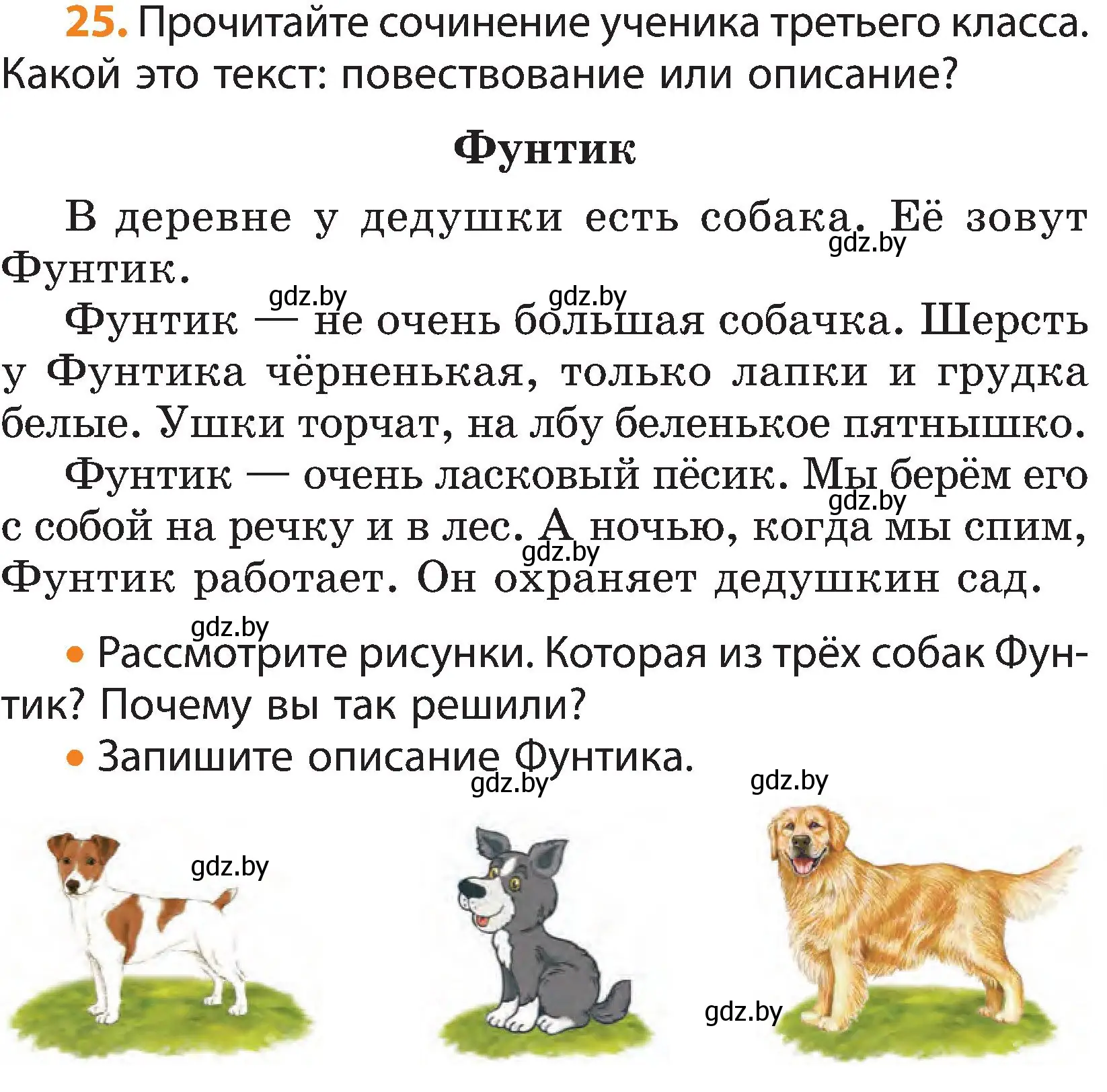 Условие номер 25 (страница 21) гдз по русскому языку 3 класс Антипова, Верниковская, учебник 1 часть