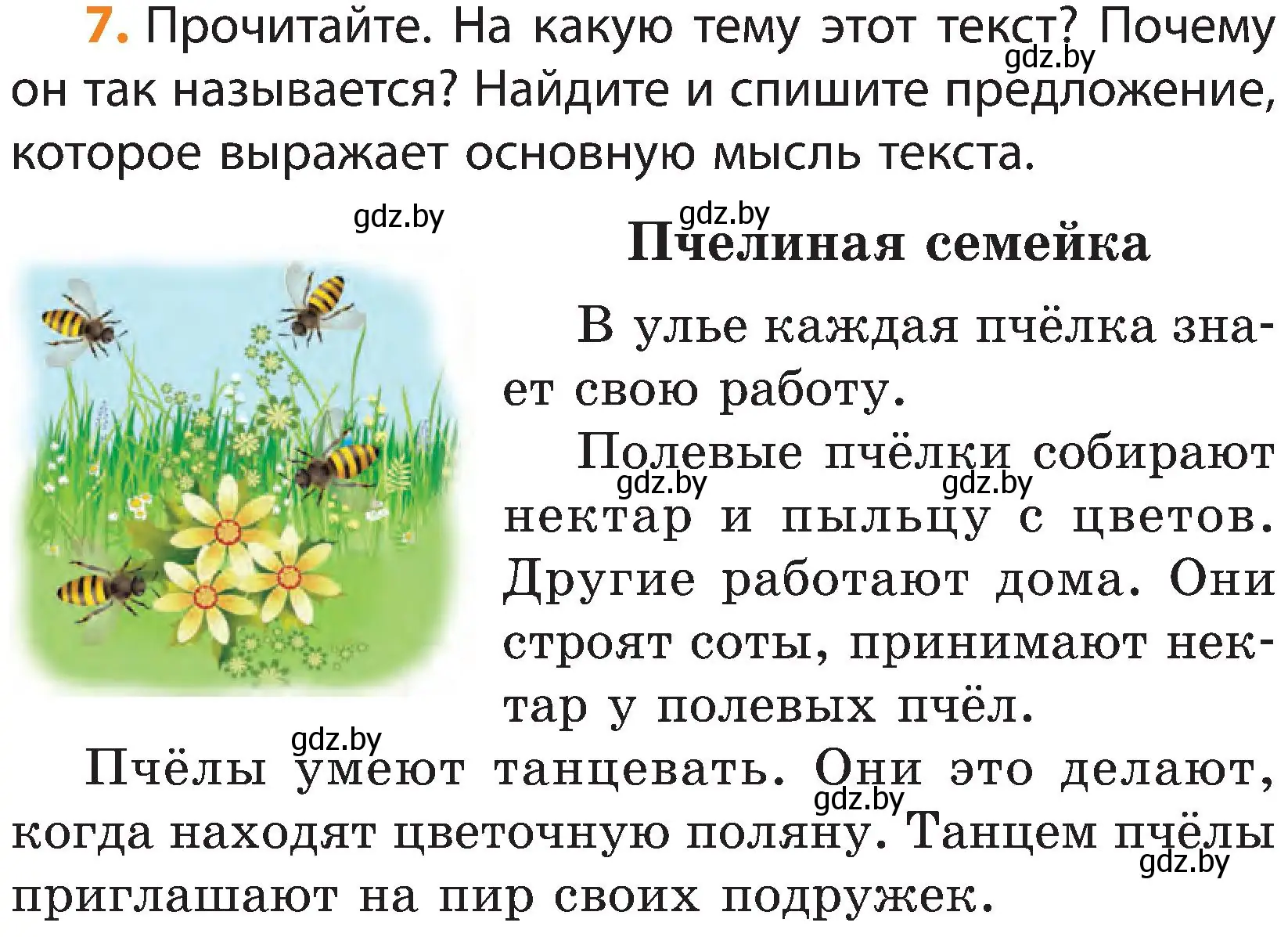 Условие номер 7 (страница 8) гдз по русскому языку 3 класс Антипова, Верниковская, учебник 1 часть