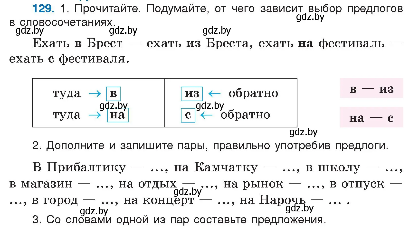 Условие номер 129 (страница 71) гдз по русскому языку 5 класс Мурина, Игнатович, учебник 1 часть