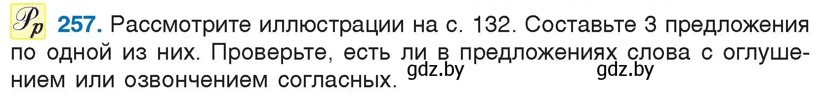 Условие номер 257 (страница 133) гдз по русскому языку 5 класс Мурина, Игнатович, учебник 1 часть