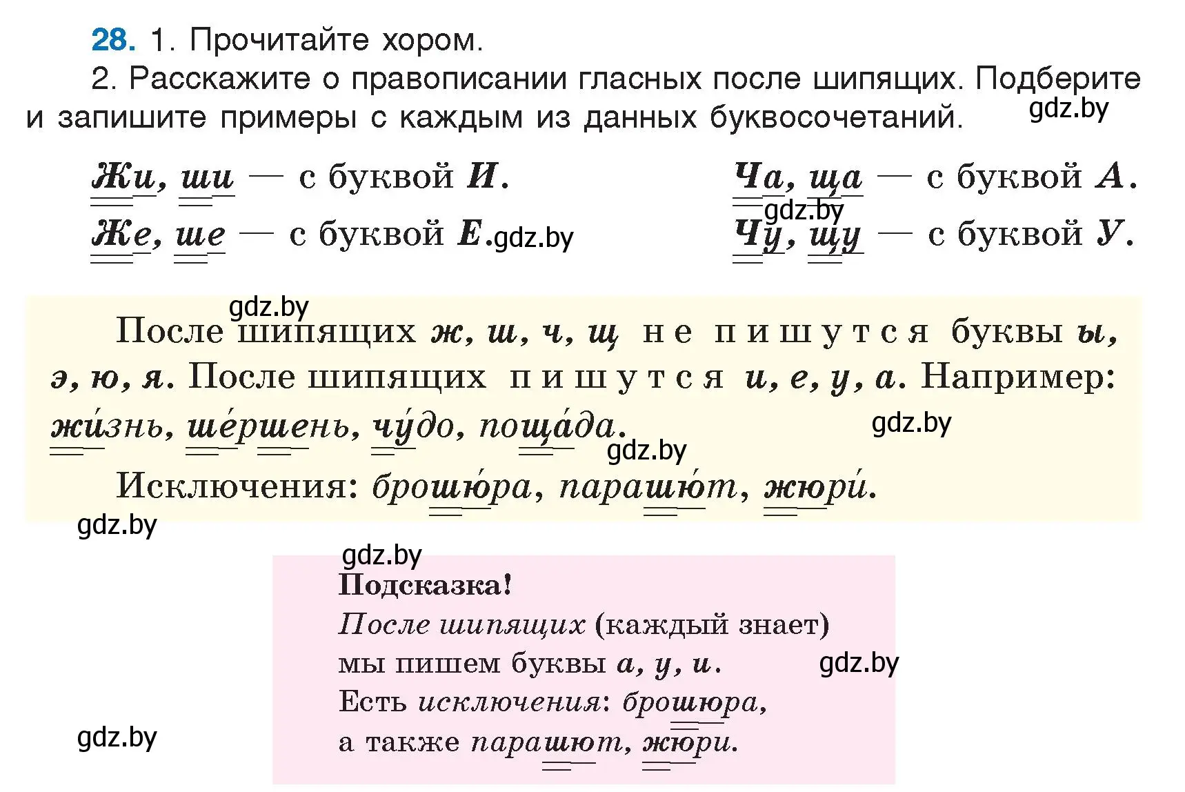 Условие номер 28 (страница 19) гдз по русскому языку 5 класс Мурина, Игнатович, учебник 1 часть