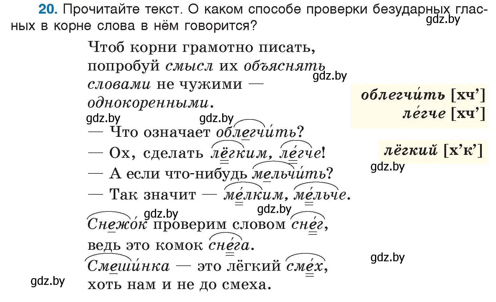 Условие номер 20 (страница 14) гдз по русскому языку 5 класс Мурина, Игнатович, учебник 2 часть