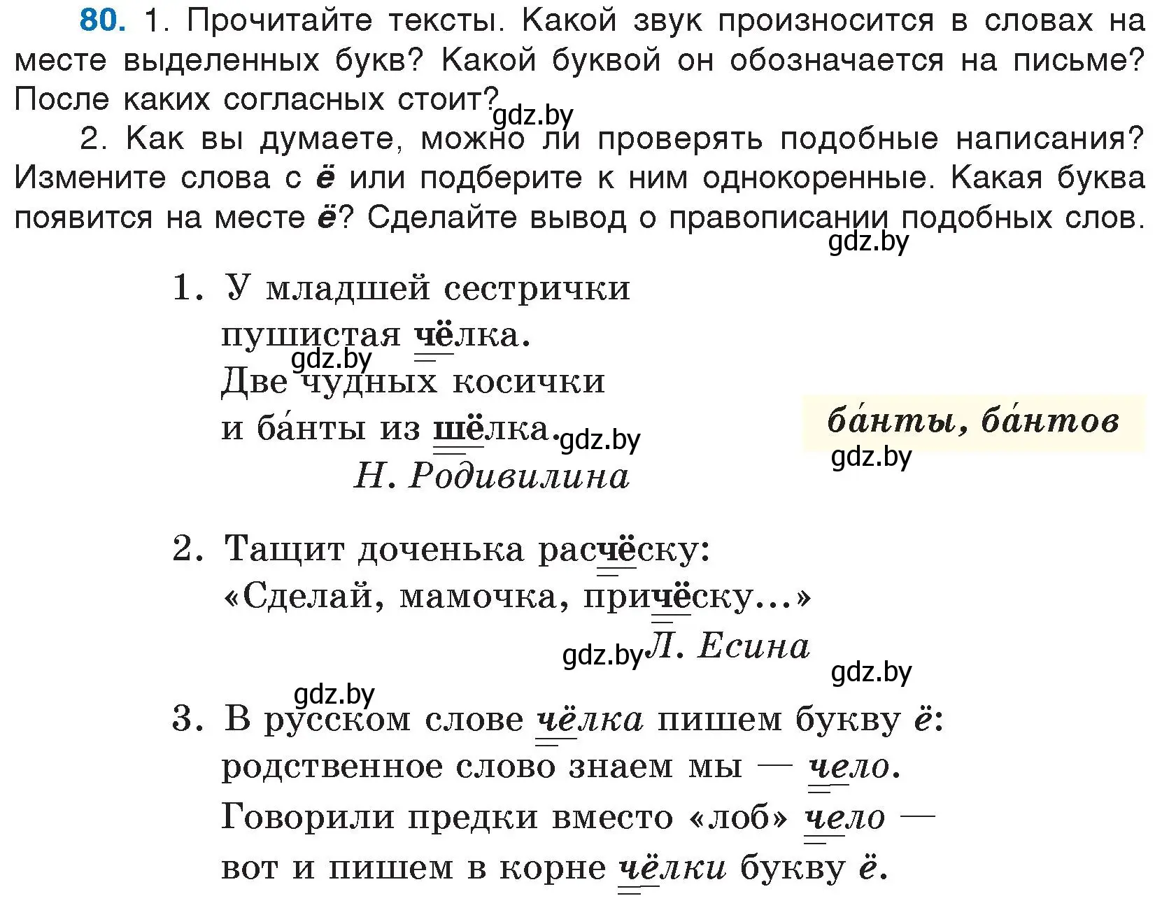 Условие номер 80 (страница 48) гдз по русскому языку 5 класс Мурина, Игнатович, учебник 2 часть