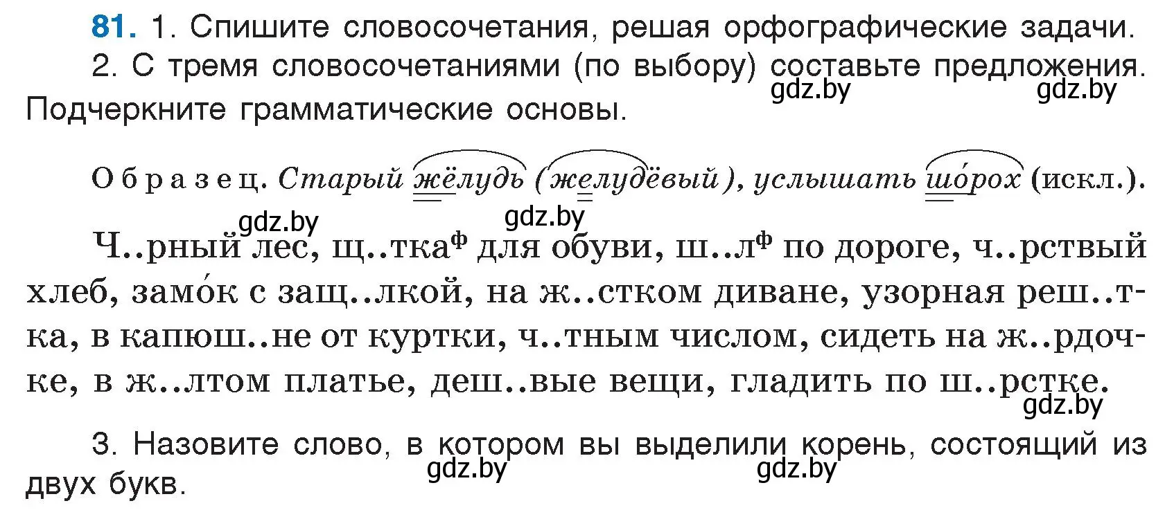 Условие номер 81 (страница 49) гдз по русскому языку 5 класс Мурина, Игнатович, учебник 2 часть