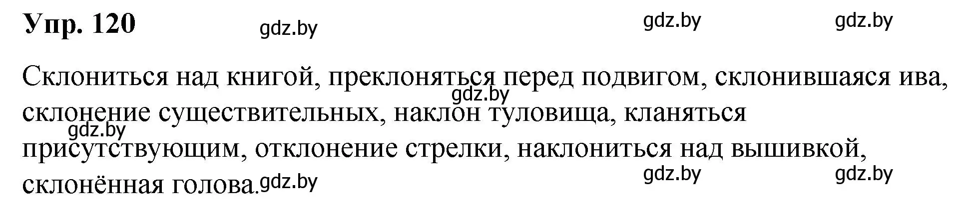 Решение номер 120 (страница 69) гдз по русскому языку 5 класс Мурина, Игнатович, учебник 2 часть