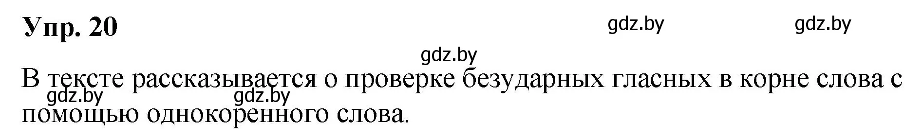 Решение номер 20 (страница 14) гдз по русскому языку 5 класс Мурина, Игнатович, учебник 2 часть