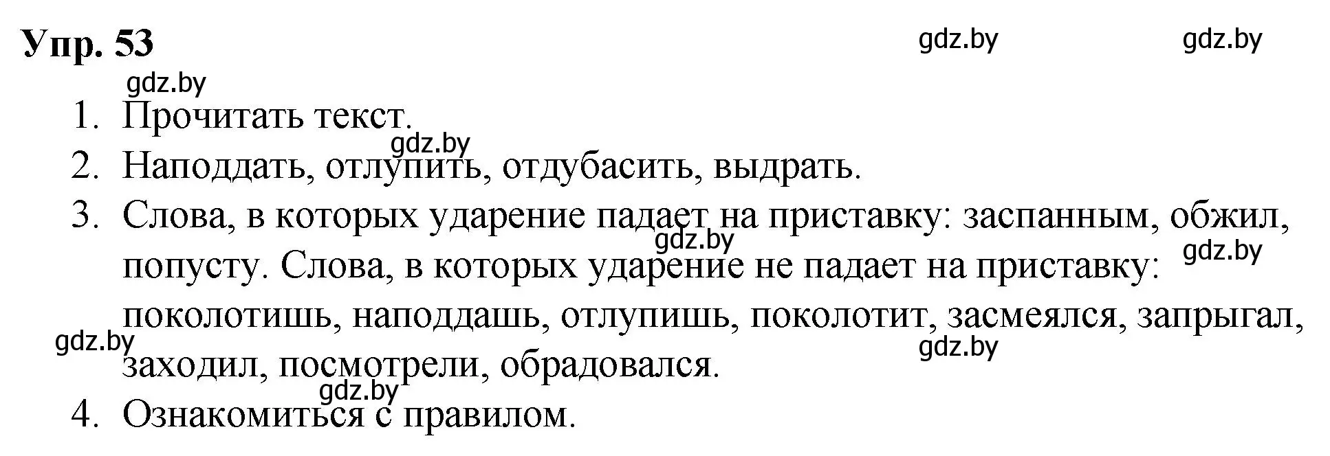 Решение номер 53 (страница 33) гдз по русскому языку 5 класс Мурина, Игнатович, учебник 2 часть