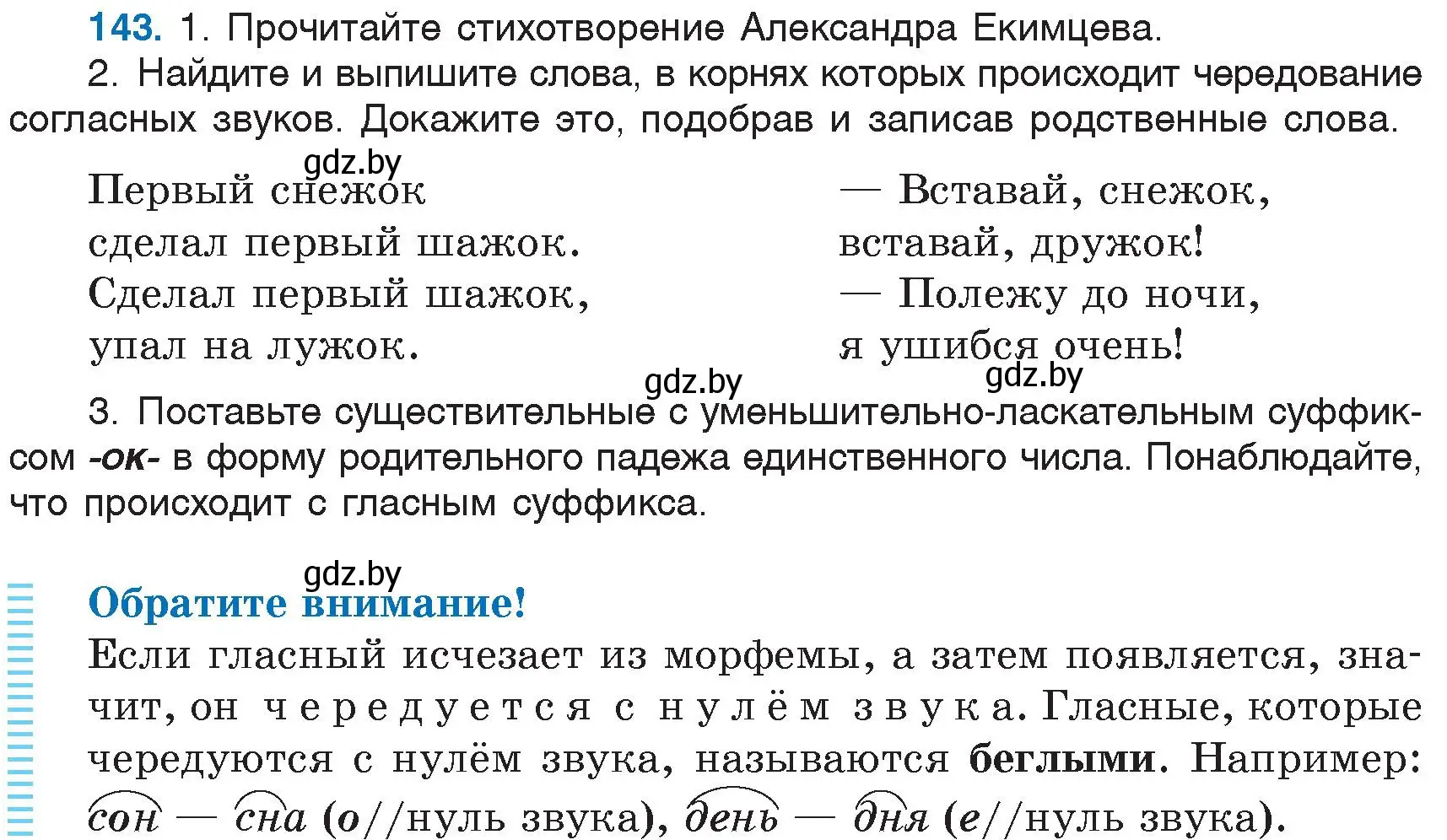 Условие номер 143 (страница 69) гдз по русскому языку 6 класс Мурина, Игнатович, учебник